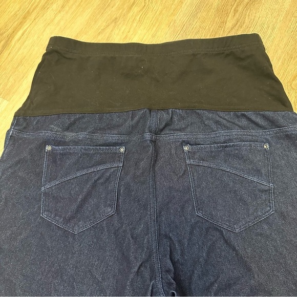 Time and Tru Blue Denim Maternity Jeggings size L - Picture 5 of 7